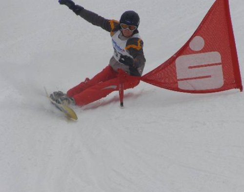 Stefan Lassnig am Snowboard