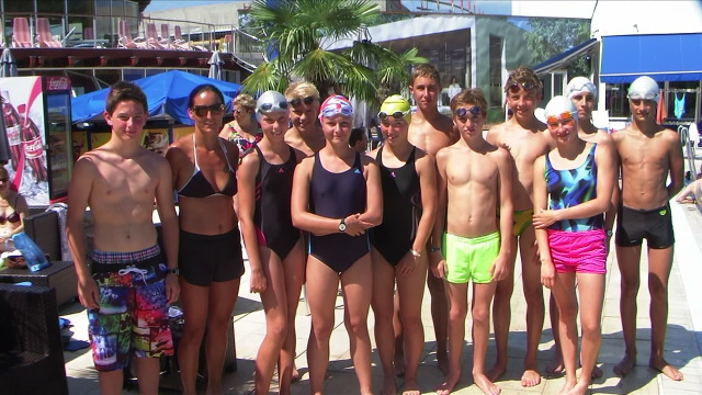 Unsere Schwimmgrupper mit Trainerin Beate Kll-Keplinger