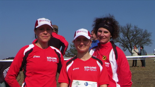 Crosslauf Vizemeister Damen Petra, Yvonne und Gabi