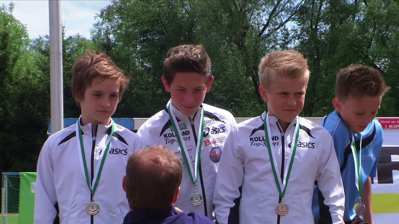 Elias Kll, Luca Kirchmaier und Johannes Steffl belegen den 2. Rang bei den steir. Meisterschaften