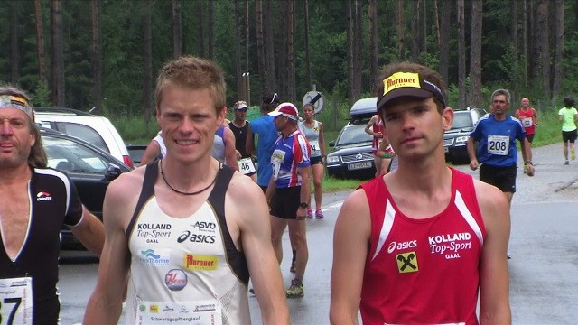 Jrgen Mock und Andreas Tockner  hier bei der M Berglauf