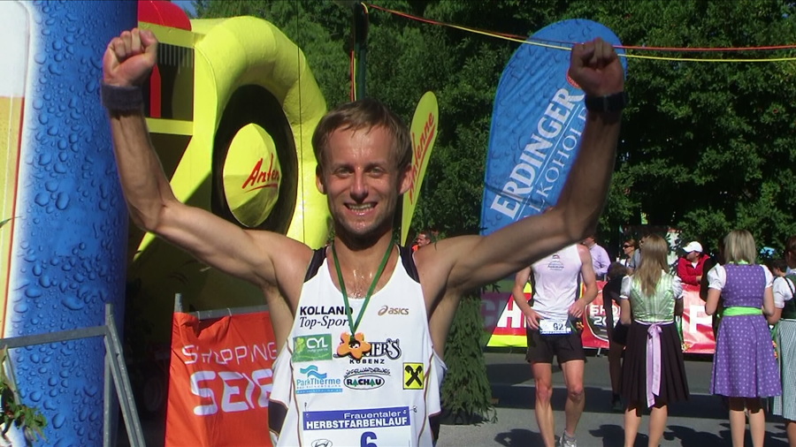 Sieger im 5 km Lauf Matthias Htter