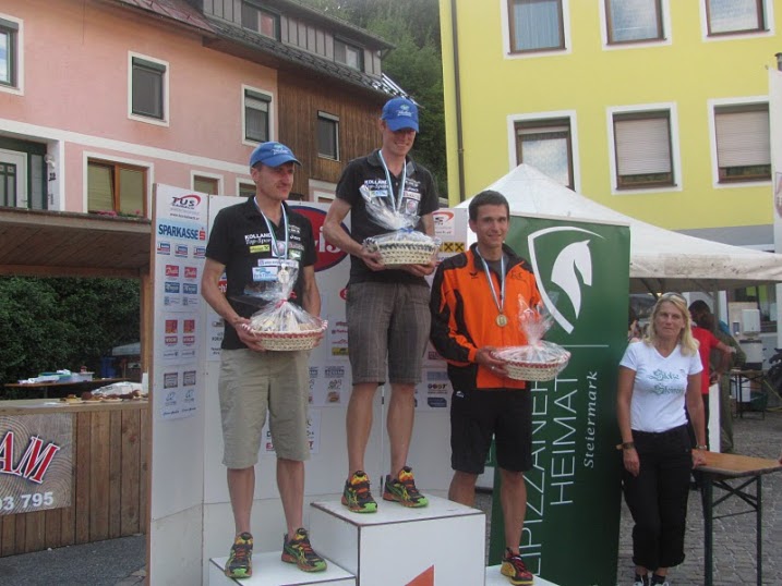 Steirische und sterreichische Meister  Bergmarathon Peter Pripfl, MIchi Berger, Jrgen Mock